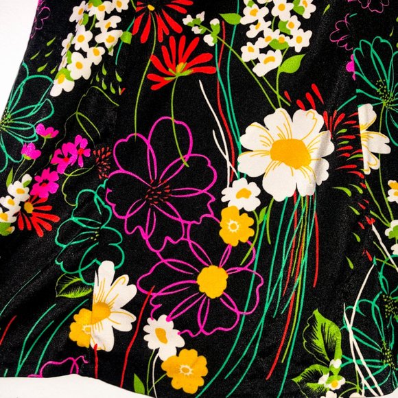 Vintage 60s One Piece Bathing Suit Dress US 10/12 - Picture 6 of 8